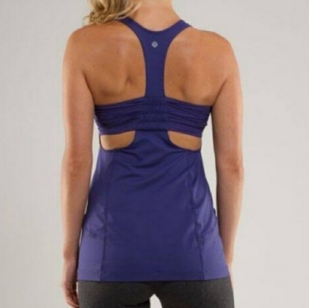 Lululemon Turbo Racerback Rushed Tank Cutout Detailing